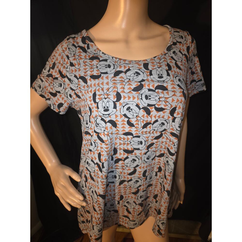LuLaRoe Disney Minnie Mouse Classic Tee Women Size Small All Over Print NWT